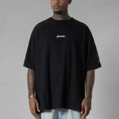 Camiseta Huge Approve Typewriter Preto - Approve