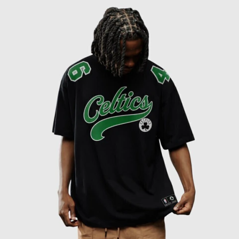 Camiseta NBA Boston Celtics Mitchell & Ness Masculina Preto - NBA