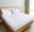 Funda Cubre Colchón 2½ Plazas Blanco Paris Ajustable Lavable - tienda online