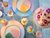 Kit de mesa CURVY: Platos de Sitio + Posavasos + Posabotella - Flashes de Nic