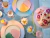 Kit de mesa CURVY: Platos de Sitio + Posavasos + Posabotella - Flashes de Nic