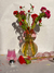 Florero 4 BURBUJAS Rosa - Flashes de Nic