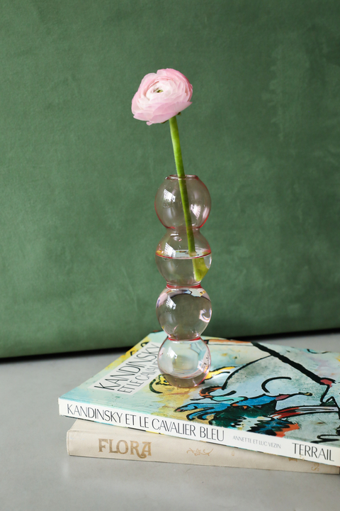 Florero 4 BURBUJAS Rosa