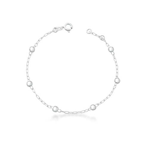 Pulseira 6 Bolinhas 4mm