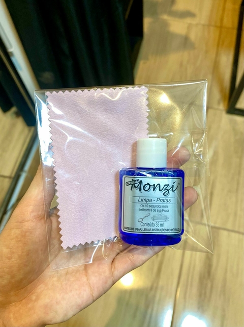 Combo limpa pratas + flanela mágica