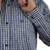 CAMISA FARM BULLS - AZUL XADREZ na internet