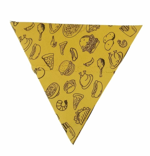 Embalagem Aluminizada Tapioca Crepe Francês Temaki delivery 50un