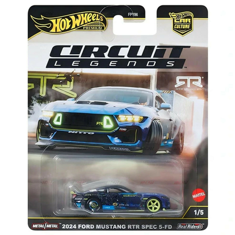 Hot Wheels 2024 Ford Mustang RTR SPEC 5-FD Circuit Legends - Mattel - comprar online