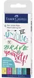 Marcadores Pitt Artist Lettering Pastel Set X6 - Faber Castell