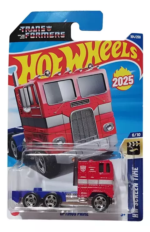 Hot Wheels Optimus Prime Transformers HW Screen Time 6/10 - Mattel - comprar online