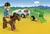 Playmobil 123 70181 Auto Zoo Con Remolque De Caballo en internet