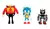 Sonic The Hedgehog Multipack x3 Dr Eggman Y Mecha Sonic - Jakks - BrumaStore
