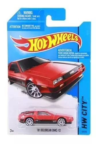 Hot Wheels 81 Delorean DMC-12 Rojo HW City - Mattel - comprar online