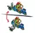 Mutant Ninja Turtles: Battle Cycle Raphael Moto y Accesorios - Playmates en internet