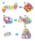 Imagen de Figuras Geometricas Magnific Bloques 14 Piezas Forms