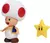 Imagen de Muñeco Super Mario Figura Toad Rojo 10cm con Estrella Jakks
