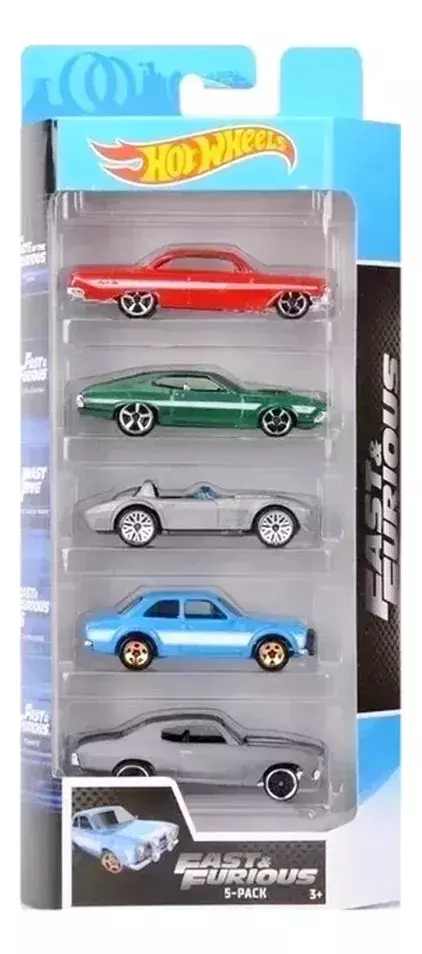 Hot Wheels Pack Rapido y Furioso x5 - 2018 - Mattel - comprar online