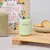 Mate De Cerámica Color Pastel Estampado Con Bombilla