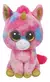 Ty Peluche 16cm Beanie Boos Animales Unicornio Rosa y Dorado
