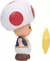 Muñeco Super Mario Figura Toad Rojo 10cm con Estrella Jakks - BrumaStore