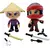 Pinypon Action Set Muñecos Ninja x2 mas Accesorios - tienda online