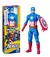 Figura De Capitán América Marvel Titan Hero Series - Hasbro