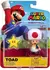 Muñeco Super Mario Figura Toad Rojo 10cm con Estrella Jakks