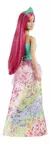 Muñeca Barbie Dreamtopia Cabello Fucsia Y Vestido Estampado en internet