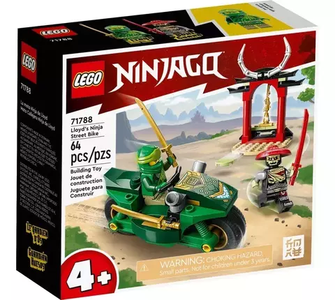 Lego 71788 Ninjago Moto Callejera Ninja De Lloyd - 64pcs