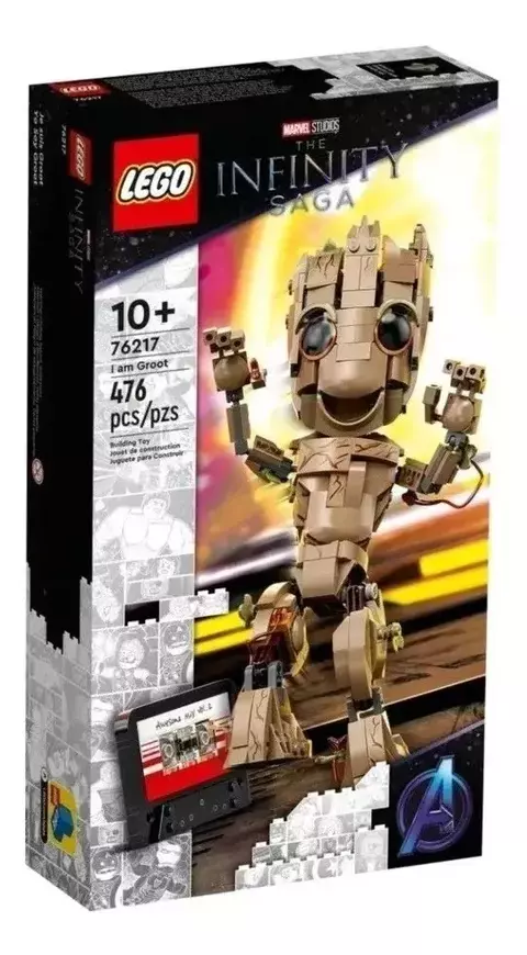 Lego Marvel 76217 Yo Soy Groot Infinity Saga 476pcs