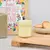 Mate De Cerámica Color Pastel Estampado Con Bombilla - comprar online