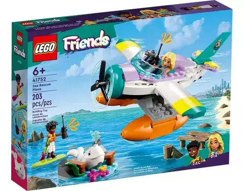 Lego Friends 41752 Avión De Rescate Marítimo 203pcs - comprar online