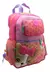 Mochila Escolar Simones Flower Color Rosa con Ruedas Cresko