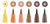 Marcadores Pitt Artist Brush Terra Pens x6 - Faber Castell - BrumaStore
