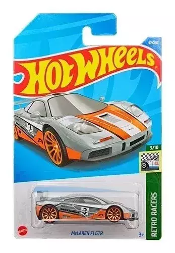 Hot Wheels McLaren F1 GTR Retro Racers 3/10 - Mattel - comprar online