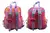 Mochila Escolar Simones Flower Color Rosa con Ruedas Cresko en internet