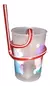 Vaso Plastico con Sorbete Infantil Princesas - Brumastore