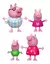 Peppa Pig Set Family x4 Bedtime Hora de Sueño - Hasbro - comprar online