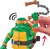 Tortugas Ninja Figura Michelangelo Articulado C/ Sonido - Playmates - comprar online