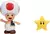 Muñeco Super Mario Figura Toad Rojo 10cm con Estrella Jakks - comprar online