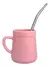 Mate Con Asa Color Pastel Con Bombilla Saca Yerba - comprar online