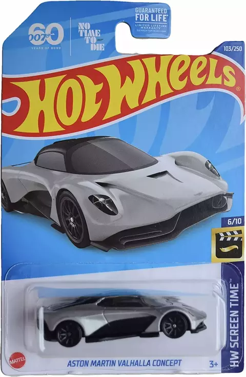 Hot Wheels Aston Martin Valhalla Concept 007 No Time To Die - HW Screen Time - Mattel - comprar online