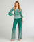 Blusa Tule Estampa Cobra Verde