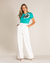 Baby Look Estampa Fluity Azul - comprar online