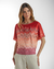 Blusa Malha Estampa Trilinhas