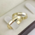 Par de Alianças 3mm Chanfradas - Ouro 18K - comprar online