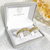 Par de alianças 8mm - Prata 950/Banho de ouro 18k - comprar online