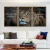 Trio de Quadros Decorativos Fortaleza - comprar online