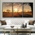 Trio de Quadros Decorativos Sépia Natural