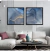 Conjunto de Quadros Decorativos Granito Azul